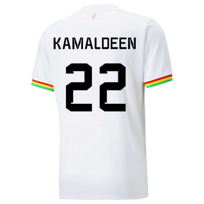 Gyermek Ghánai Kamaldeen Sulemana #22 Fehér Hazai Jersey 22-24 Mez Póló Ing