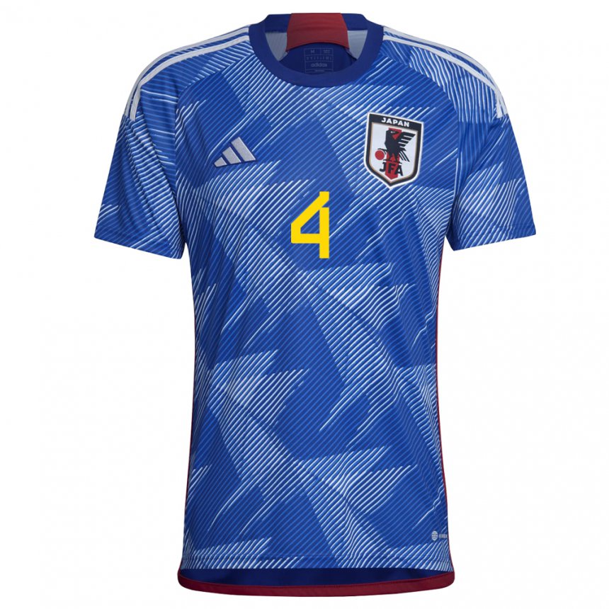 Gyermek Japán Ayumu Seko #4 Királykék Hazai Jersey 22-24 Mez Póló Ing