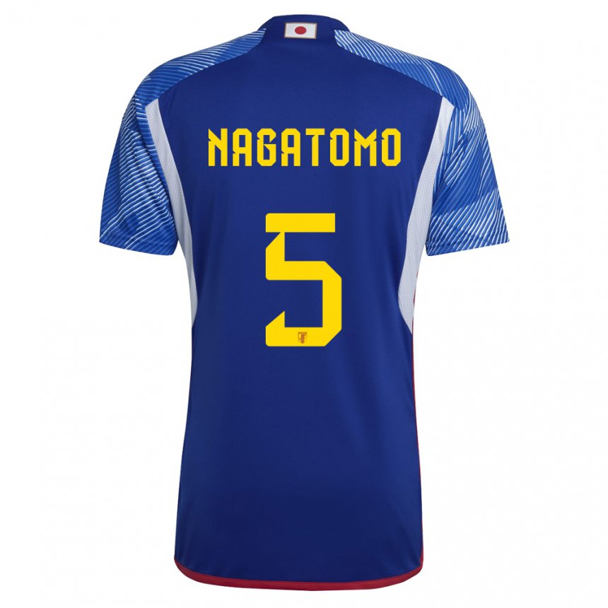 Gyermek Japán Yuto Nagatomo #5 Királykék Hazai Jersey 22-24 Mez Póló Ing