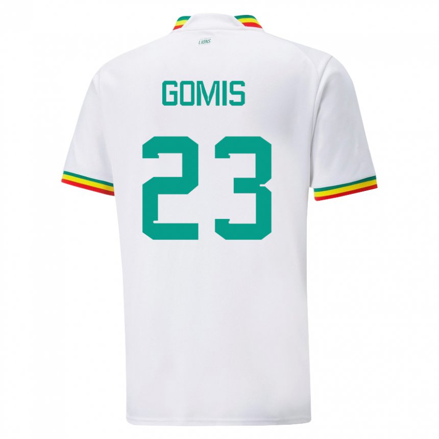 Gyermek Szenegáli Alfred Gomis #23 Fehér Hazai Jersey 22-24 Mez Póló Ing