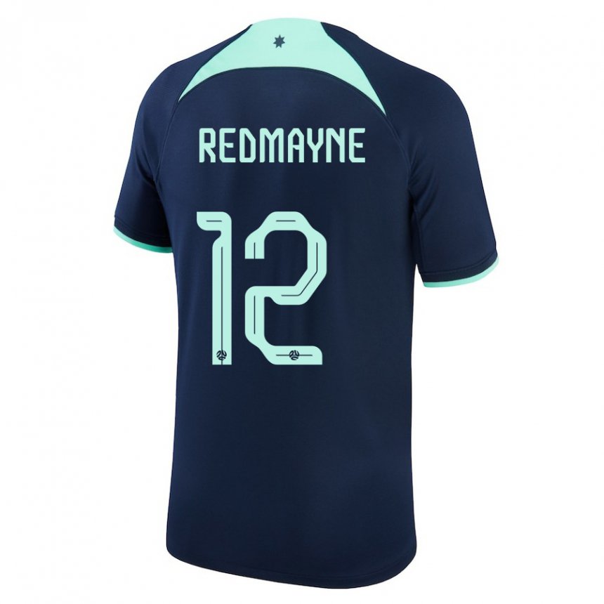 Gyermek Ausztrál Andrew Redmayne #12 Sötétkék Idegenbeli Jersey 22-24 Mez Póló Ing