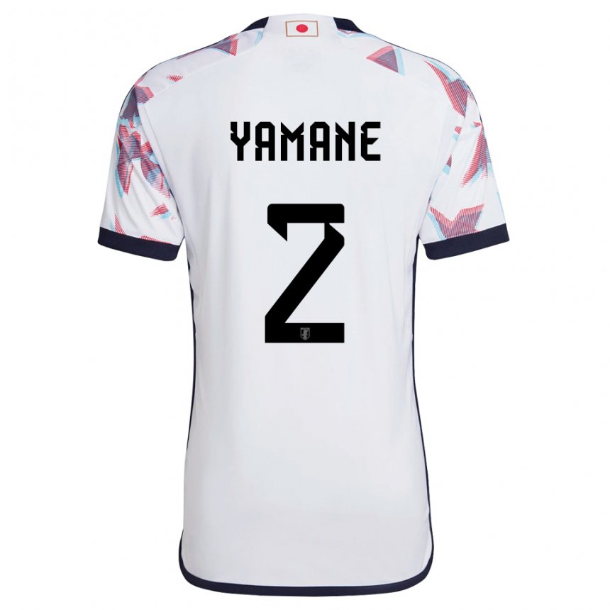 Gyermek Japán Miki Yamane #2 Fehér Idegenbeli Jersey 22-24 Mez Póló Ing