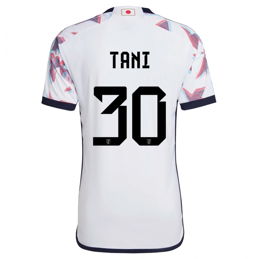 Gyermek Japán Kosei Tani #30 Fehér Idegenbeli Jersey 22-24 Mez Póló Ing