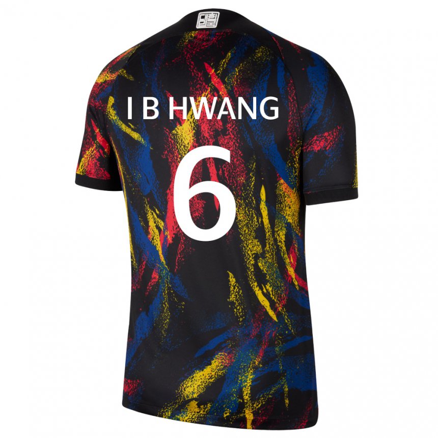 Gyermek Dél-koreai In-beom Hwang #6 Sokszínű Idegenbeli Jersey 22-24 Mez Póló Ing