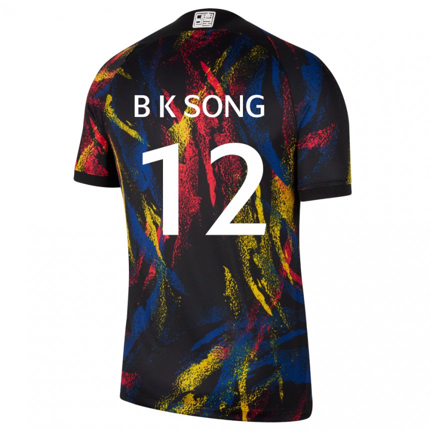 Gyermek Dél-koreai Bum-keun Song #12 Sokszínű Idegenbeli Jersey 22-24 Mez Póló Ing