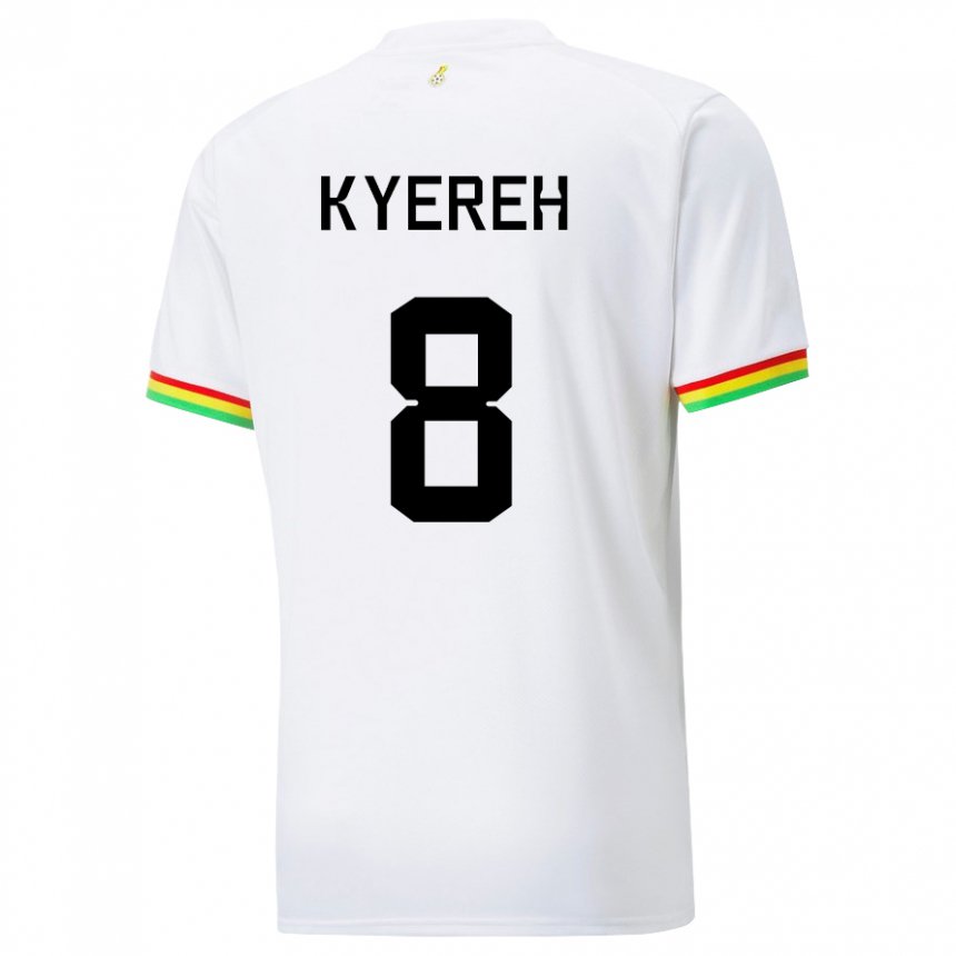 Férfi Ghánai Daniel-kofi Kyereh #8 Fehér Hazai Jersey 22-24 Mez Póló Ing