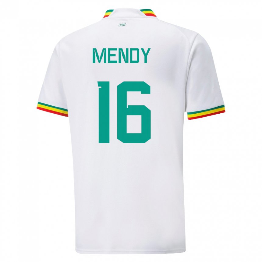 Férfi Szenegáli Edouard Mendy #16 Fehér Hazai Jersey 22-24 Mez Póló Ing