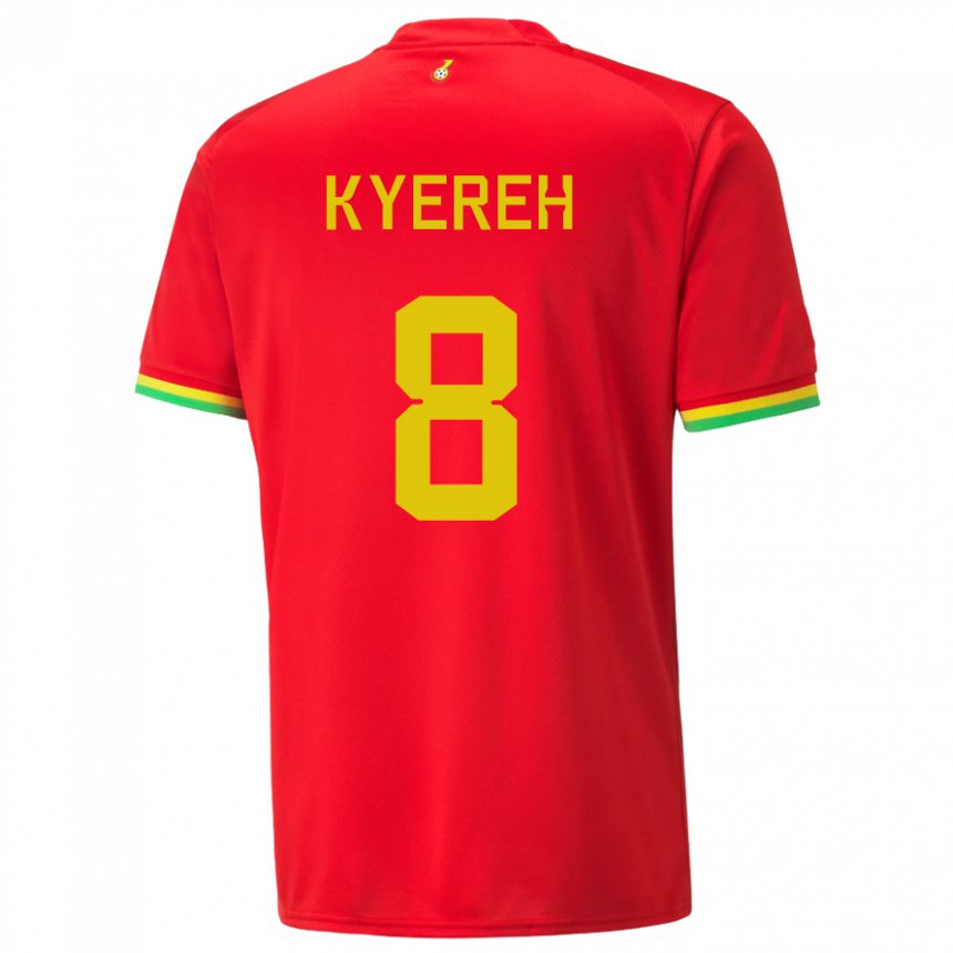 Férfi Ghánai Daniel-kofi Kyereh #8 Piros Idegenbeli Jersey 22-24 Mez Póló Ing