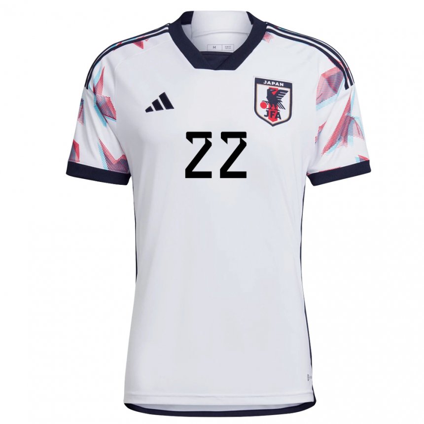 Férfi Japán Maya Yoshida #22 Fehér Idegenbeli Jersey 22-24 Mez Póló Ing