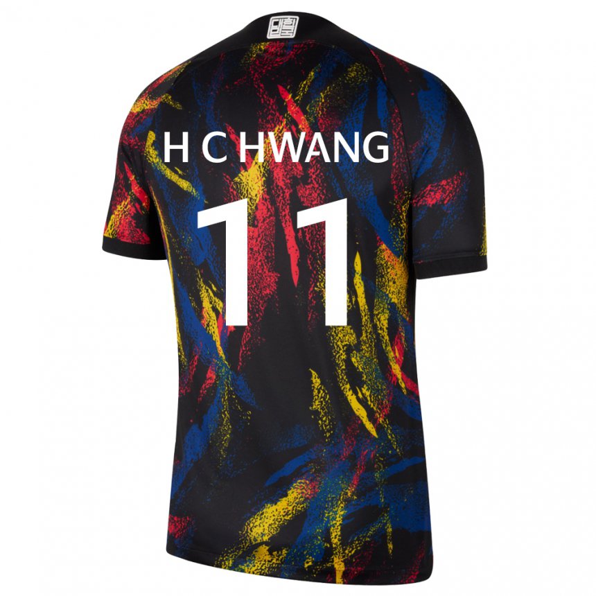 Férfi Dél-koreai Hee-chan Hwang #11 Sokszínű Idegenbeli Jersey 22-24 Mez Póló Ing