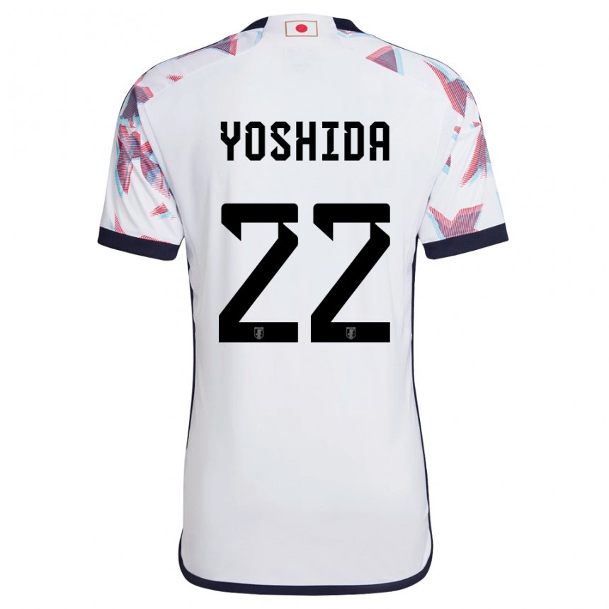 Női Japán Maya Yoshida #22 Fehér Idegenbeli Jersey 22-24 Mez Póló Ing