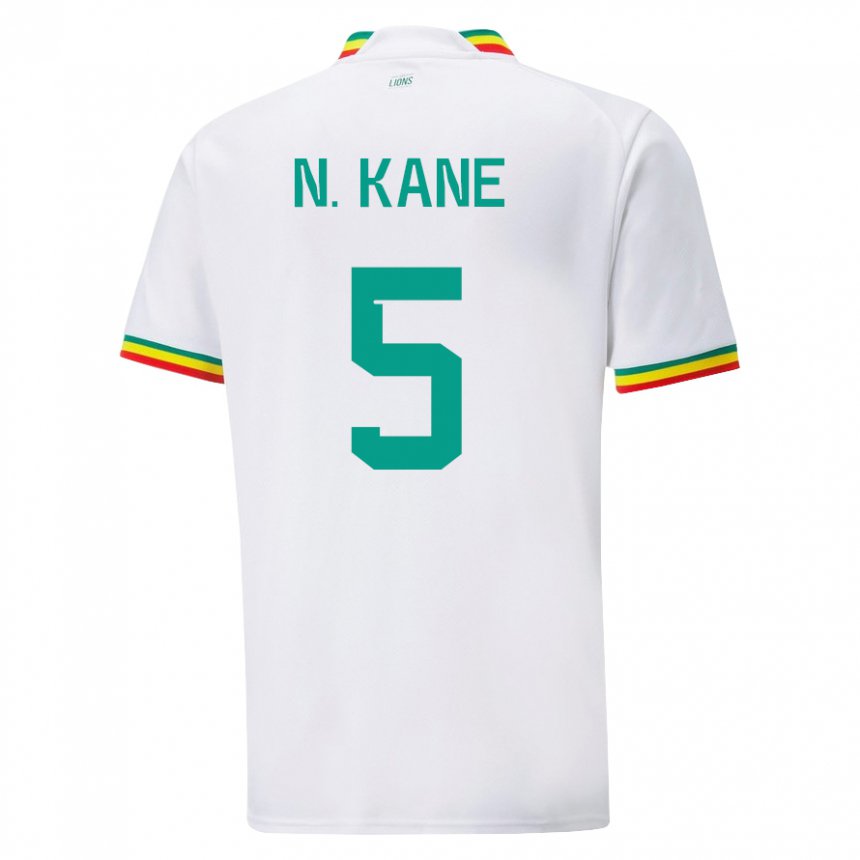 Gyermek Szenegáli Ndeye Ndiaye Kane #5 Fehér Hazai Jersey 22-24 Mez Póló Ing