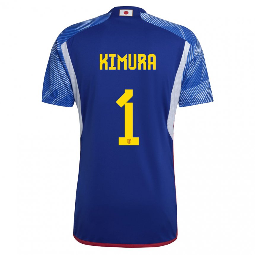 Gyermek Japán Ryoya Kimura #1 Királykék Hazai Jersey 22-24 Mez Póló Ing