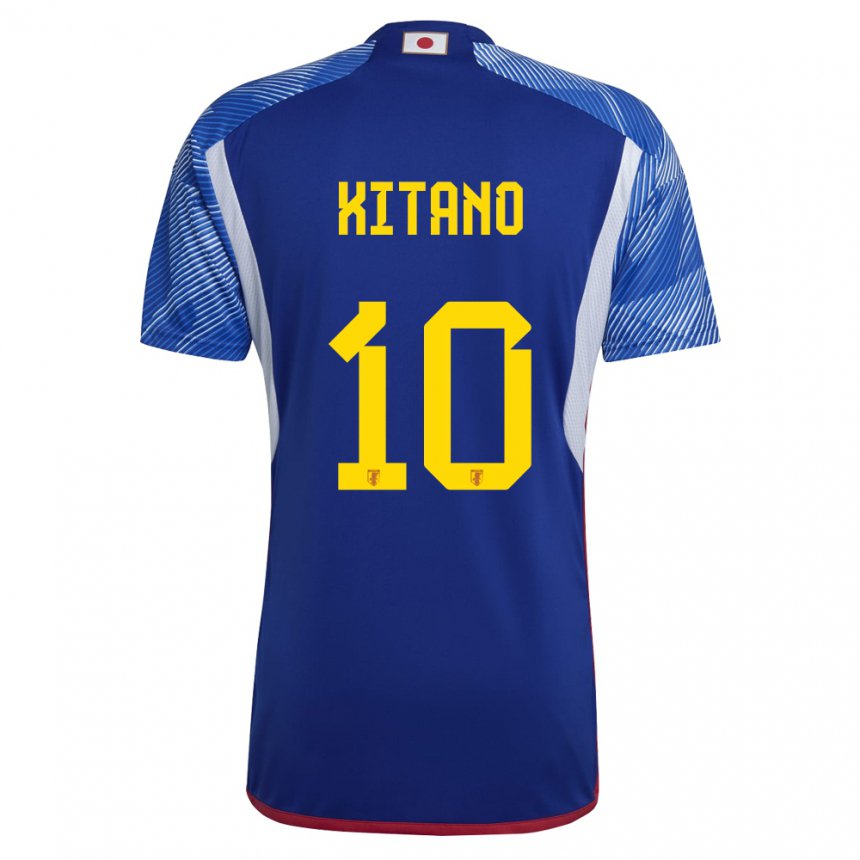 Gyermek Japán Sota Kitano #10 Királykék Hazai Jersey 22-24 Mez Póló Ing