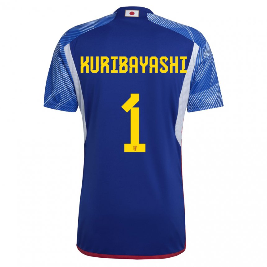 Gyermek Japán Hayato Kuribayashi #1 Királykék Hazai Jersey 22-24 Mez Póló Ing