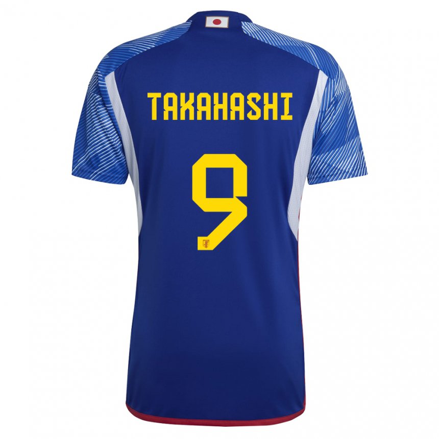 Gyermek Japán Hikaru Takahashi #9 Királykék Hazai Jersey 22-24 Mez Póló Ing