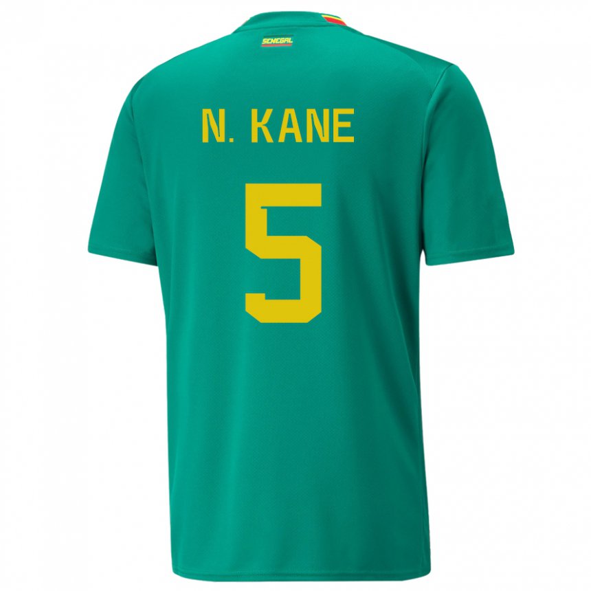 Gyermek Szenegáli Ndeye Ndiaye Kane #5 Zöld Idegenbeli Jersey 22-24 Mez Póló Ing