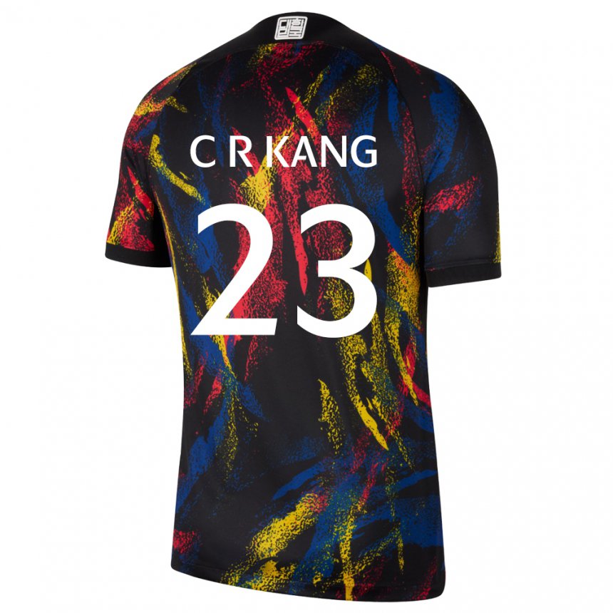 Gyermek Dél-koreai Kang Chae Rim #23 Sokszínű Idegenbeli Jersey 22-24 Mez Póló Ing