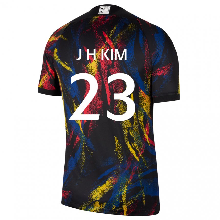 Gyermek Dél-koreai Kim Jung Hoon #23 Sokszínű Idegenbeli Jersey 22-24 Mez Póló Ing