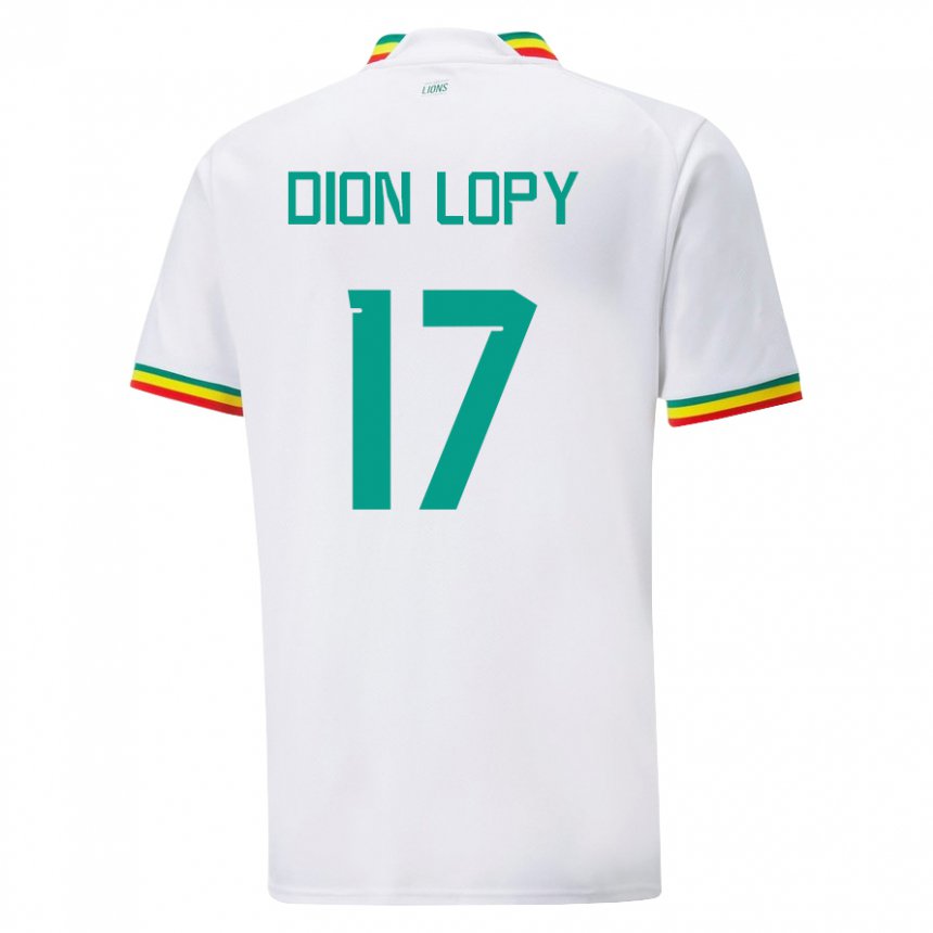 Férfi Szenegáli Dion Lopy #17 Fehér Hazai Jersey 22-24 Mez Póló Ing