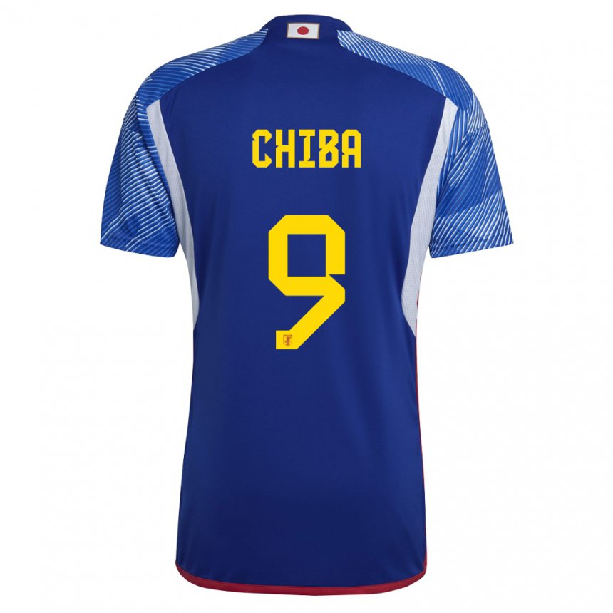 Férfi Japán Kanta Chiba #9 Királykék Hazai Jersey 22-24 Mez Póló Ing