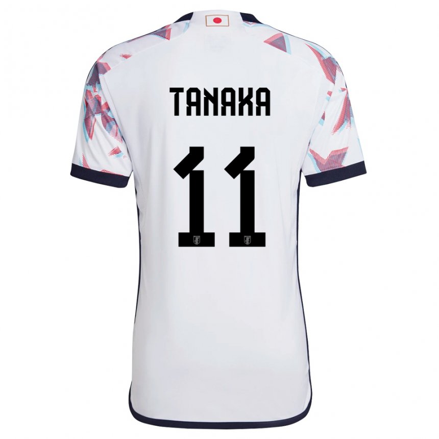 Férfi Japán Mina Tanaka #11 Fehér Idegenbeli Jersey 22-24 Mez Póló Ing