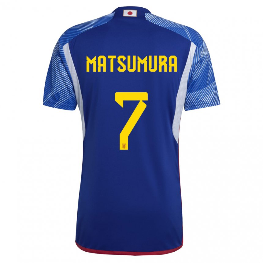 Női Japán Kosuke Matsumura #7 Királykék Hazai Jersey 22-24 Mez Póló Ing