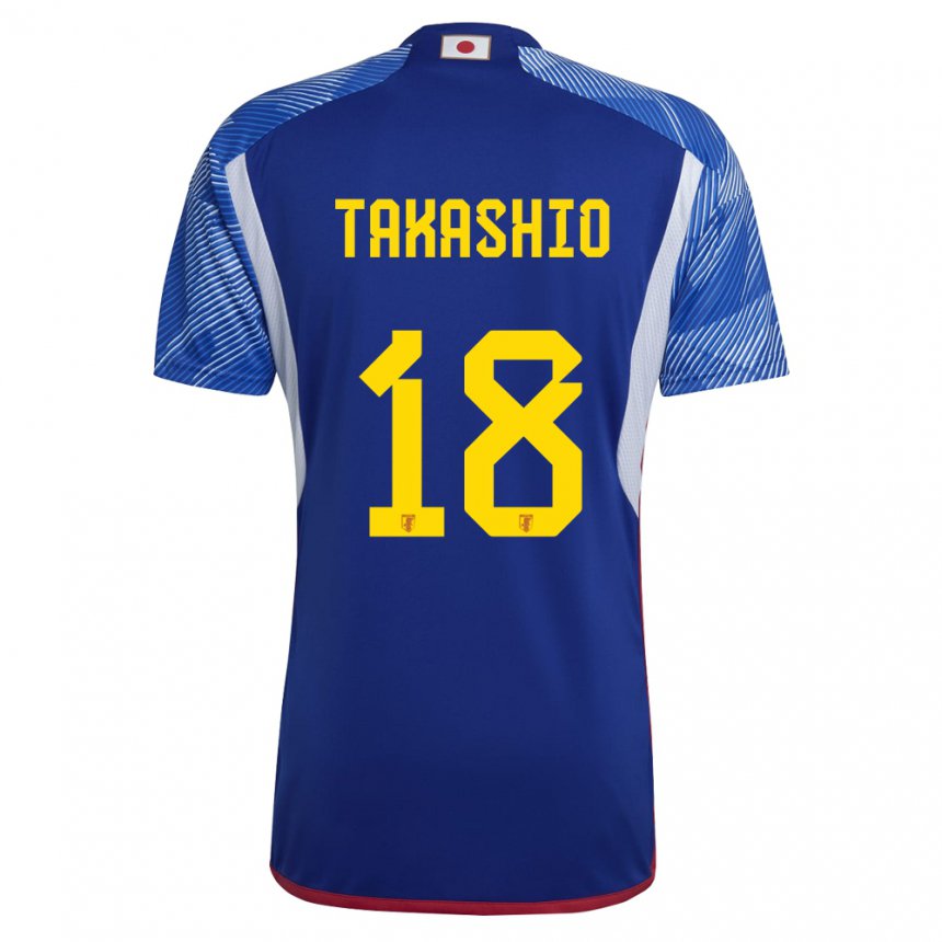 Női Japán Hayase Takashio #18 Királykék Hazai Jersey 22-24 Mez Póló Ing