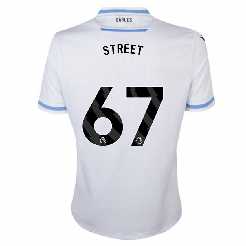 Gyermek Rob Street #67 Fehér Idegenbeli Jersey 2023/24 Mez Póló Ing