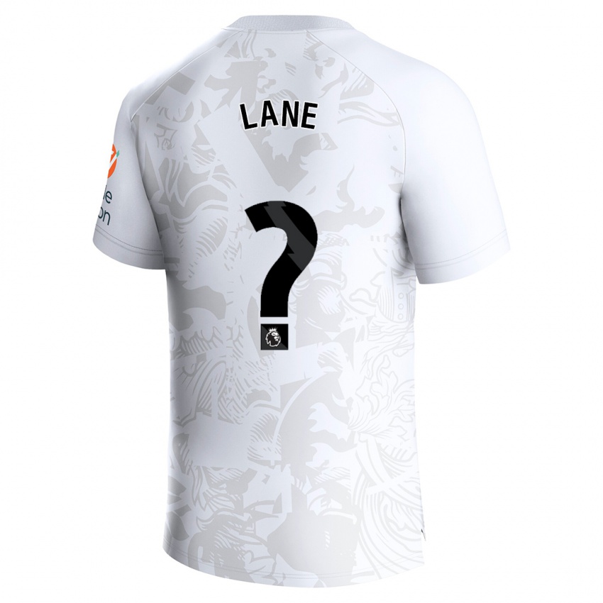 Gyermek Josh Lane #0 Fehér Idegenbeli Jersey 2023/24 Mez Póló Ing