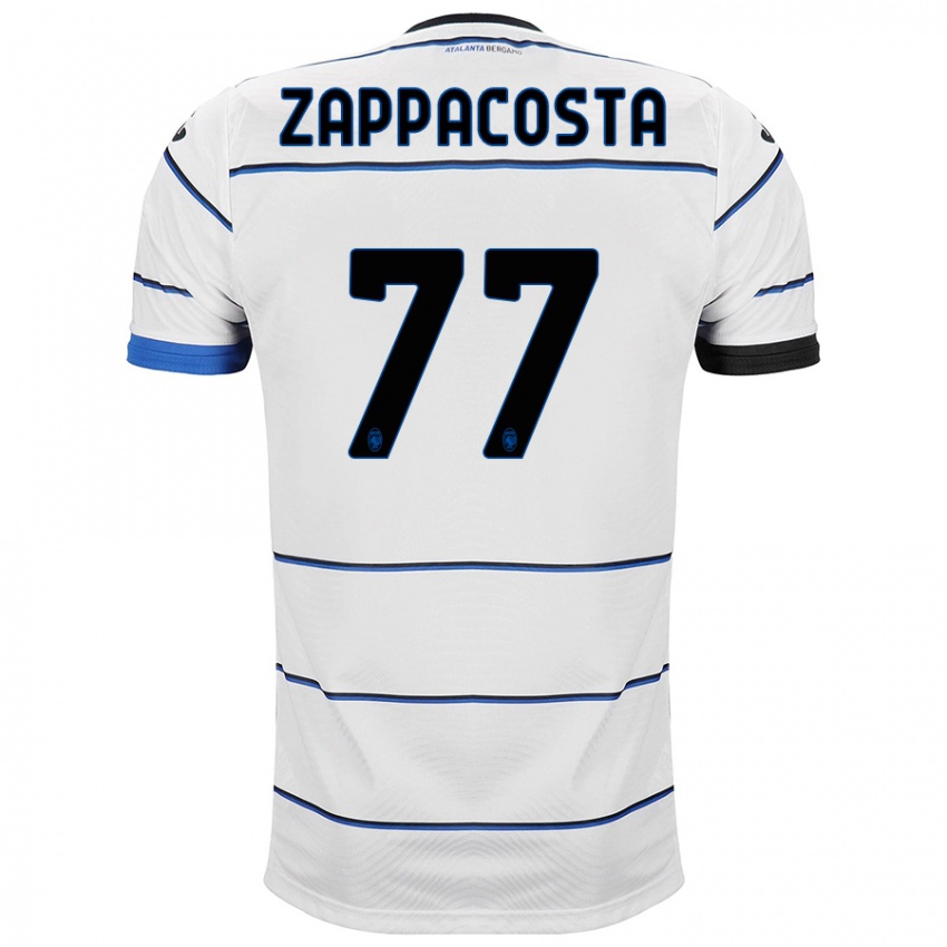 Gyermek Davide Zappacosta #77 Fehér Idegenbeli Jersey 2023/24 Mez Póló Ing