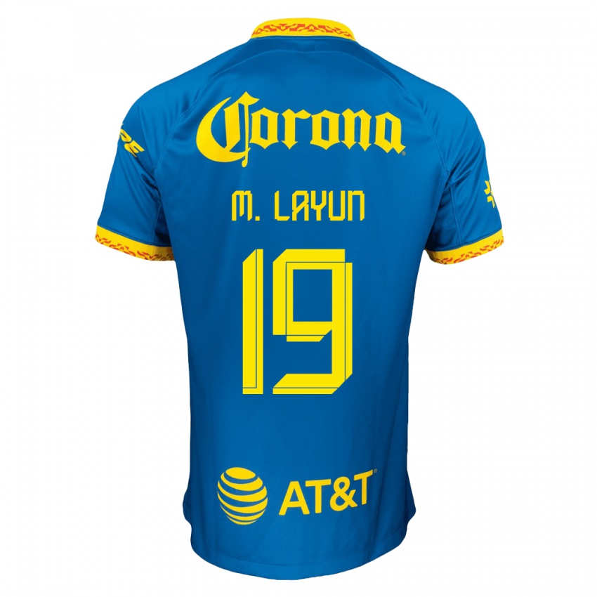 Gyermek Miguel Layun #19 Kék Idegenbeli Jersey 2023/24 Mez Póló Ing