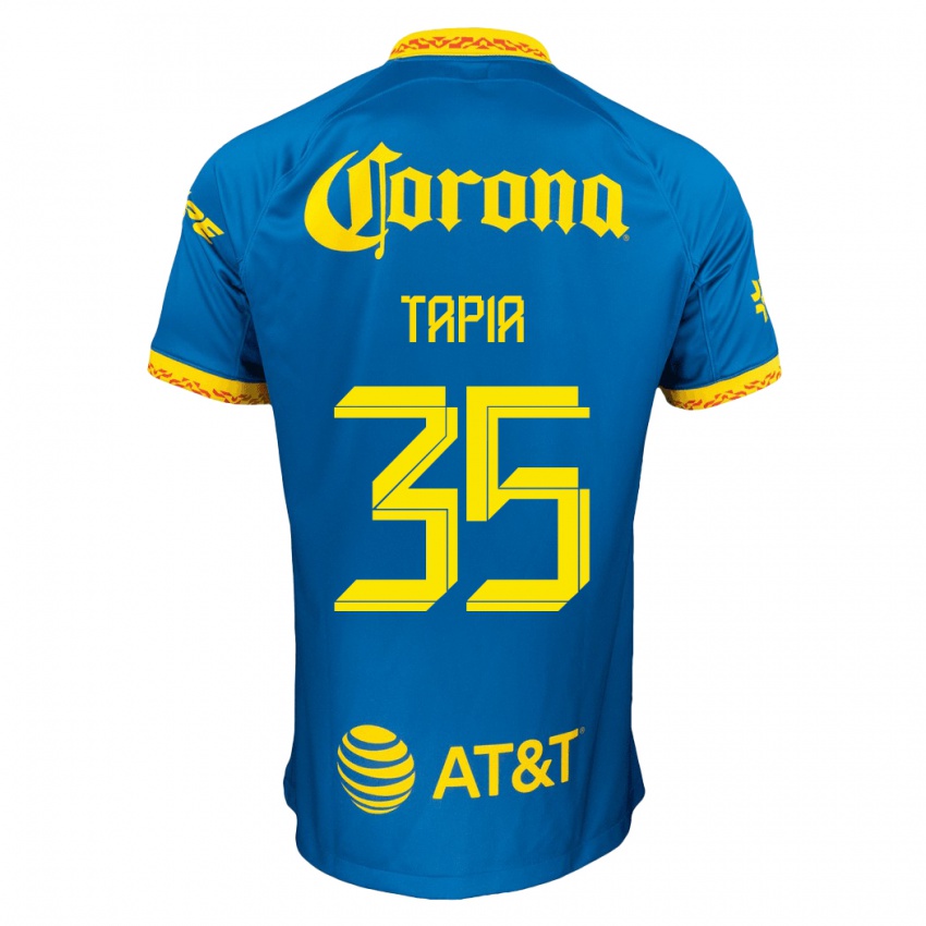 Férfi Fernando Tapia #35 Kék Idegenbeli Jersey 2023/24 Mez Póló Ing
