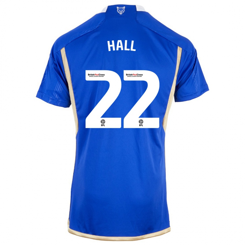 Női Kiernan Dewsbury-Hall #22 Királykék Hazai Jersey 2023/24 Mez Póló Ing