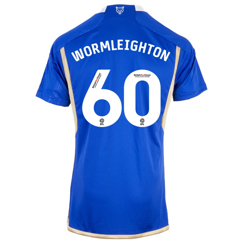 Női Joe Wormleighton #60 Királykék Hazai Jersey 2023/24 Mez Póló Ing