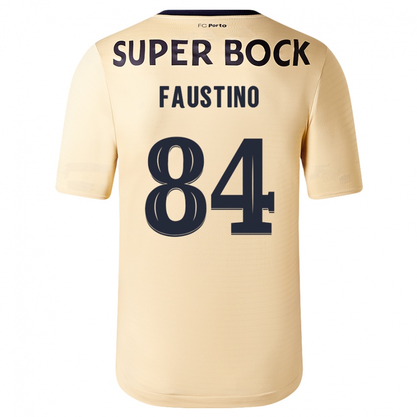 Női Levi Faustino #84 Bézs-Arany Idegenbeli Jersey 2023/24 Mez Póló Ing