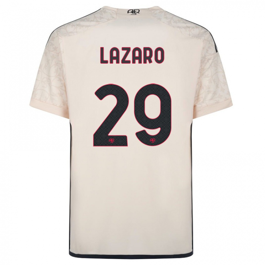 Női Paloma Lazaro #29 Piszkosfehér Idegenbeli Jersey 2023/24 Mez Póló Ing