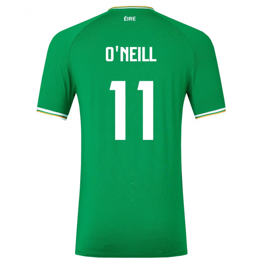 Gyermek Ír-Sziget Ollie O'neill #11 Zöld Hazai Jersey 24-26 Mez Póló Ing