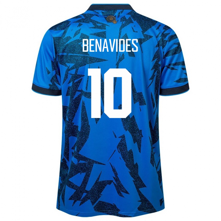 Gyermek Salvador Matthew Benavides #10 Kék Hazai Jersey 24-26 Mez Póló Ing