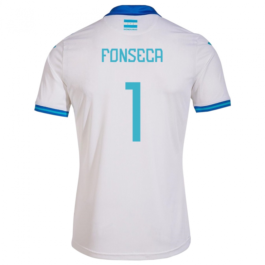 Gyermek Honduras Harold Fonseca #1 Fehér Hazai Jersey 24-26 Mez Póló Ing