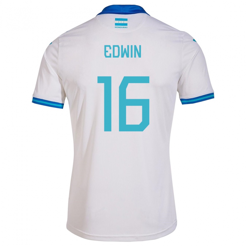 Gyermek Honduras Edwin Rodríguez #16 Fehér Hazai Jersey 24-26 Mez Póló Ing