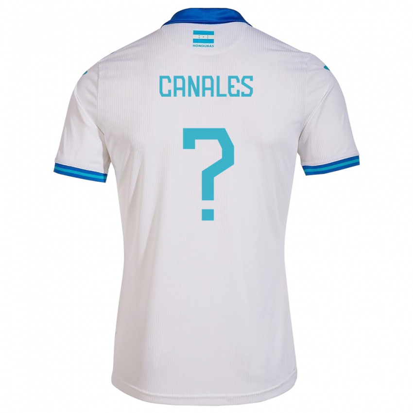 Gyermek Honduras Cristian Canales #0 Fehér Hazai Jersey 24-26 Mez Póló Ing