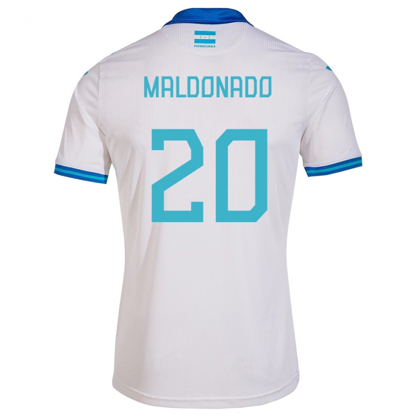 Gyermek Honduras Alessandro Maldonado #20 Fehér Hazai Jersey 24-26 Mez Póló Ing