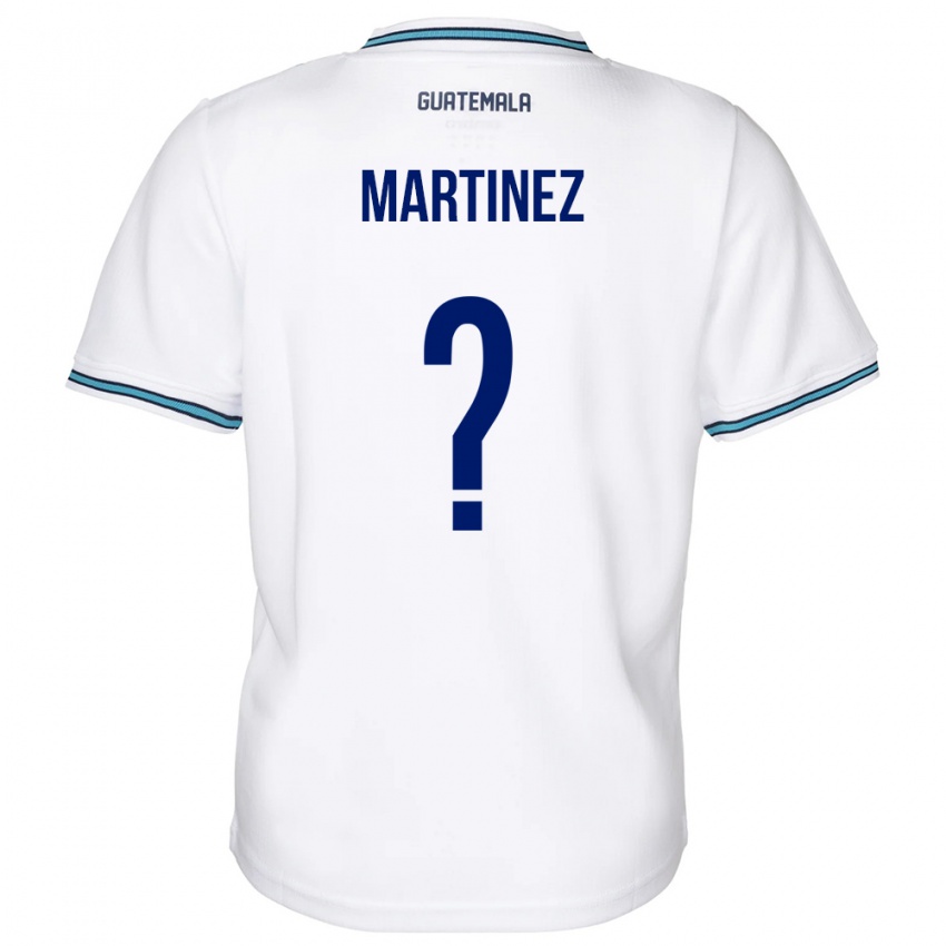 Gyermek Guatemala José Carlos Martinez #0 Fehér Hazai Jersey 24-26 Mez Póló Ing