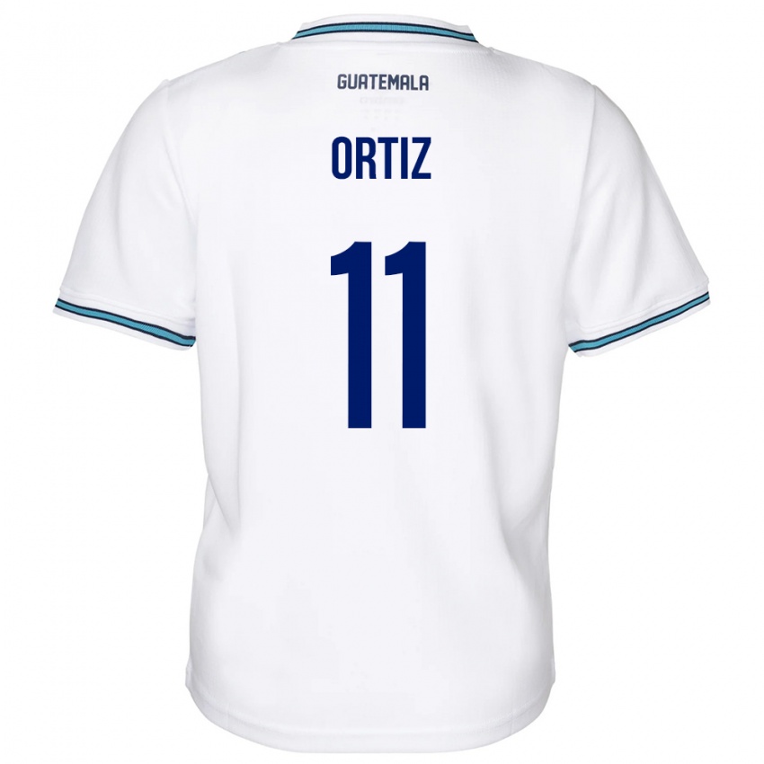 Gyermek Guatemala Andersson Ortiz #11 Fehér Hazai Jersey 24-26 Mez Póló Ing