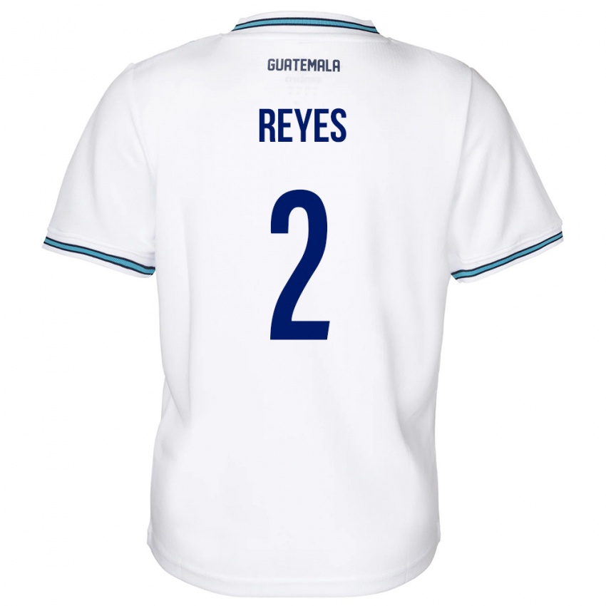 Gyermek Guatemala Samantha Reyes #2 Fehér Hazai Jersey 24-26 Mez Póló Ing