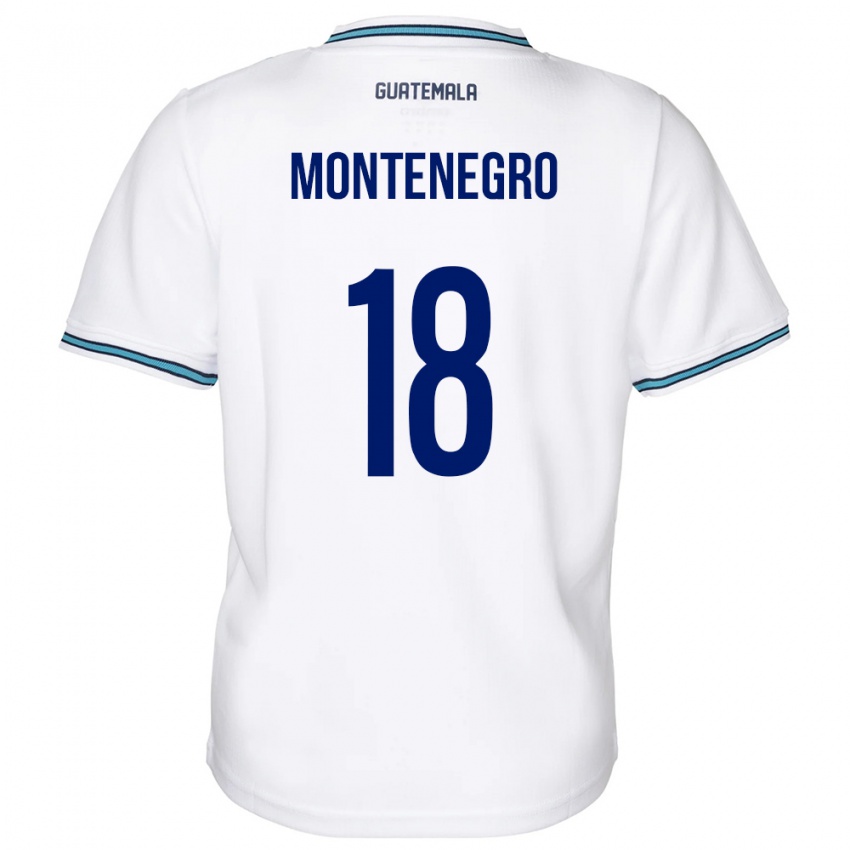 Gyermek Guatemala Vivian Montenegro #18 Fehér Hazai Jersey 24-26 Mez Póló Ing