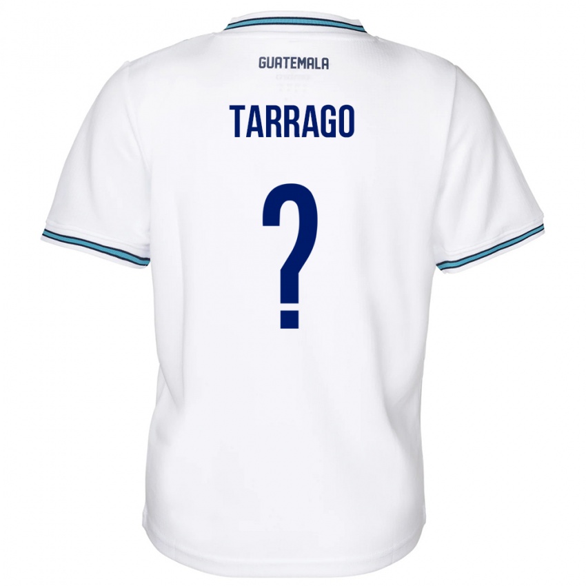 Gyermek Guatemala María Tarrago #0 Fehér Hazai Jersey 24-26 Mez Póló Ing