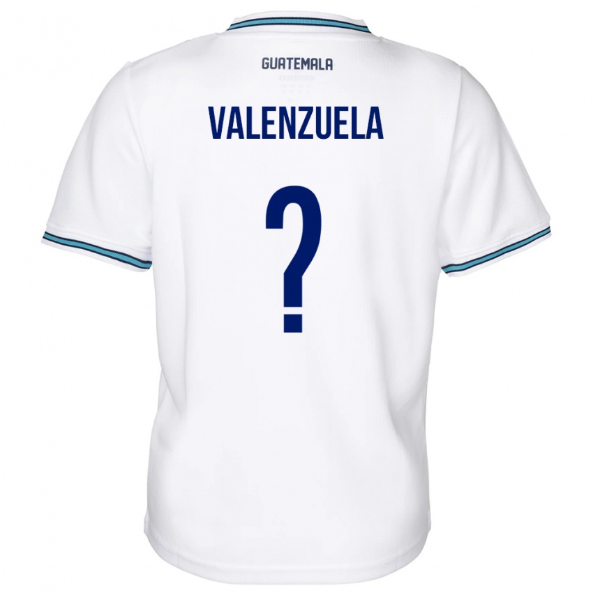 Gyermek Guatemala Briana Valenzuela #0 Fehér Hazai Jersey 24-26 Mez Póló Ing