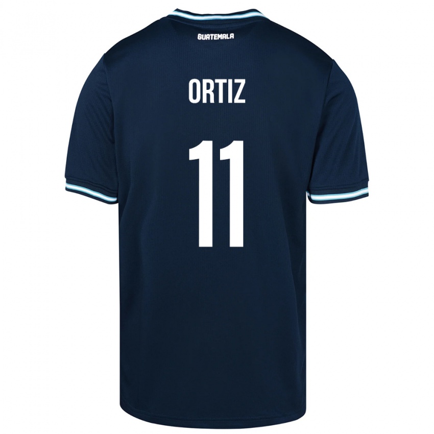 Gyermek Guatemala Andersson Ortiz #11 Kék Idegenbeli Jersey 24-26 Mez Póló Ing